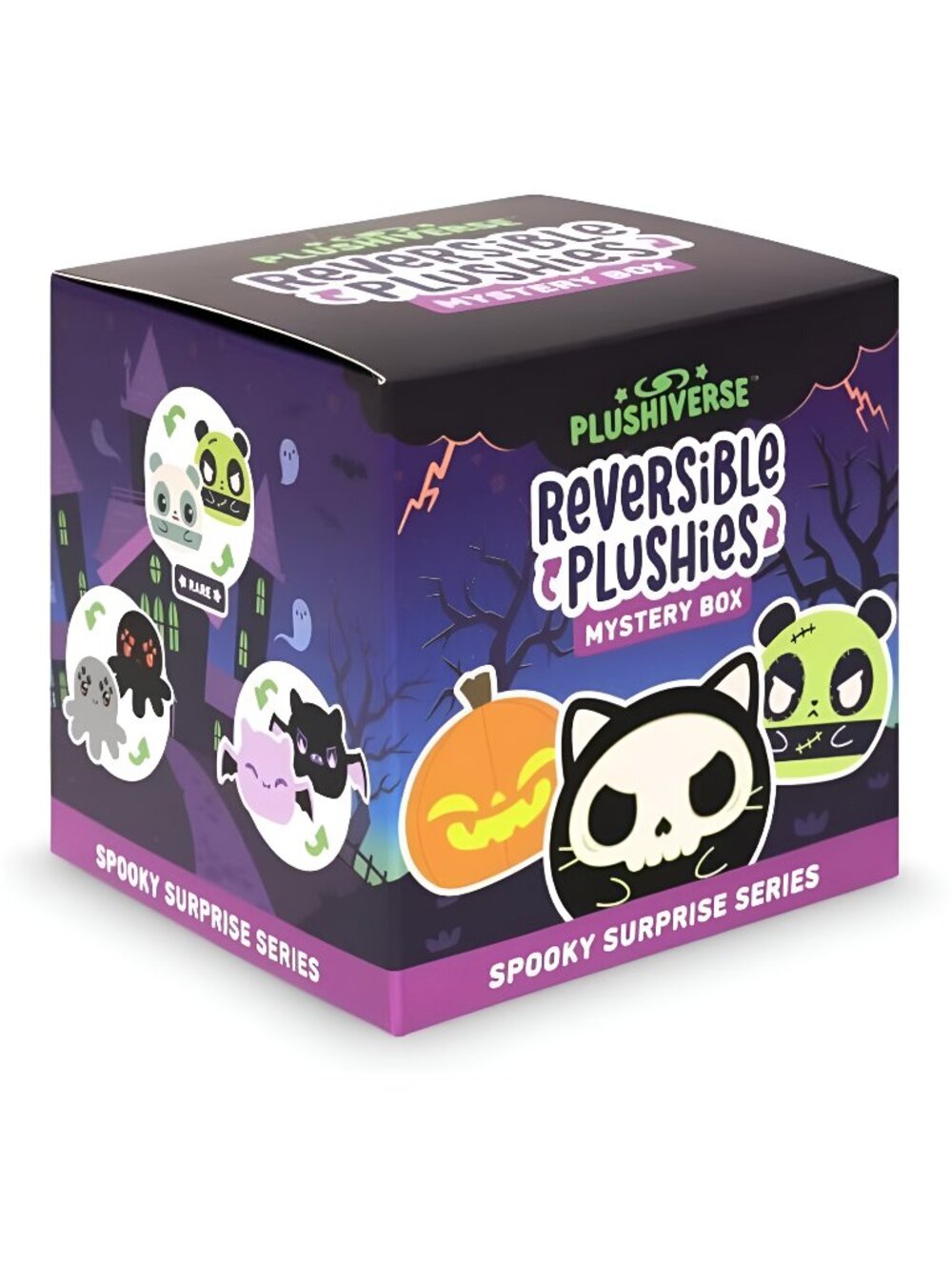 3" Reversible Halloween Mystery Box Plushie - Spooky Surprise Series
